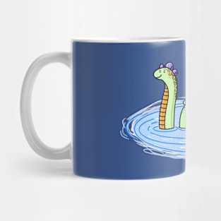 Loch Ness Monster Illustration Mug